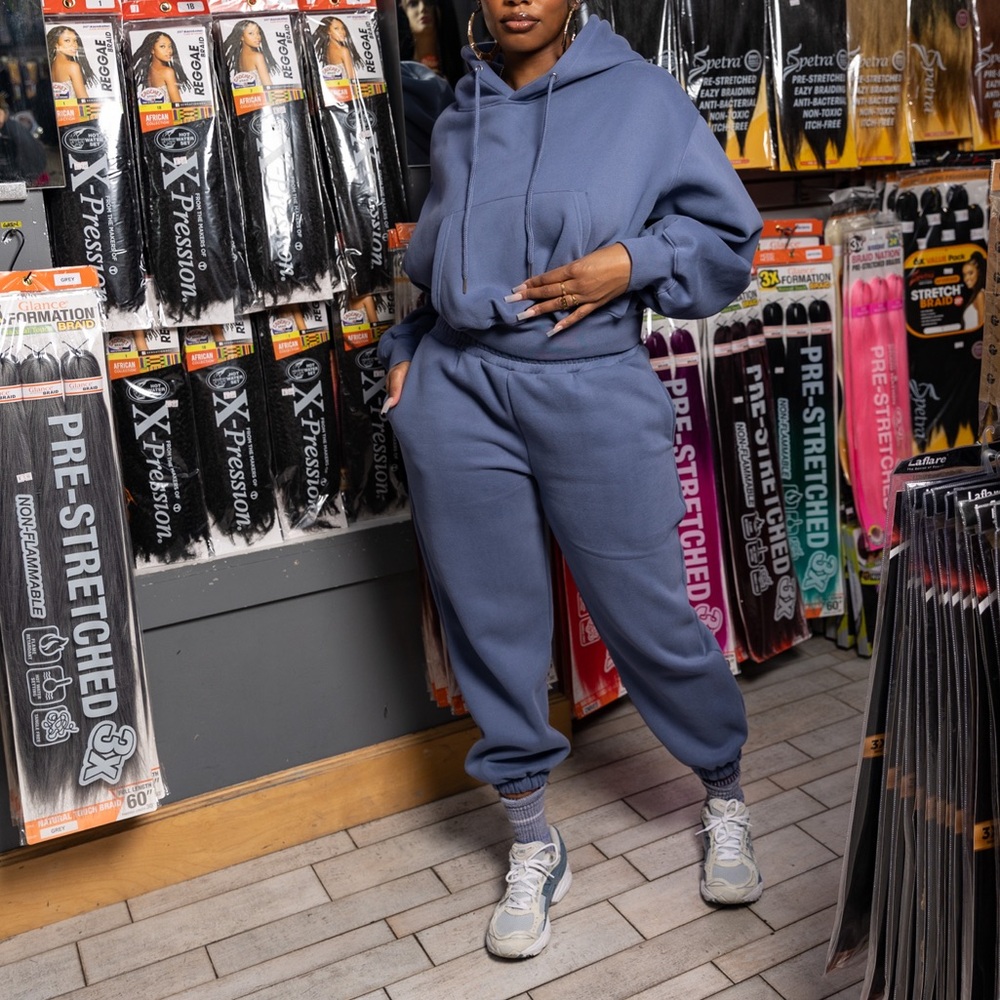 Allure Vanity Sweatsuit (Set) - Green, Blue, Brown